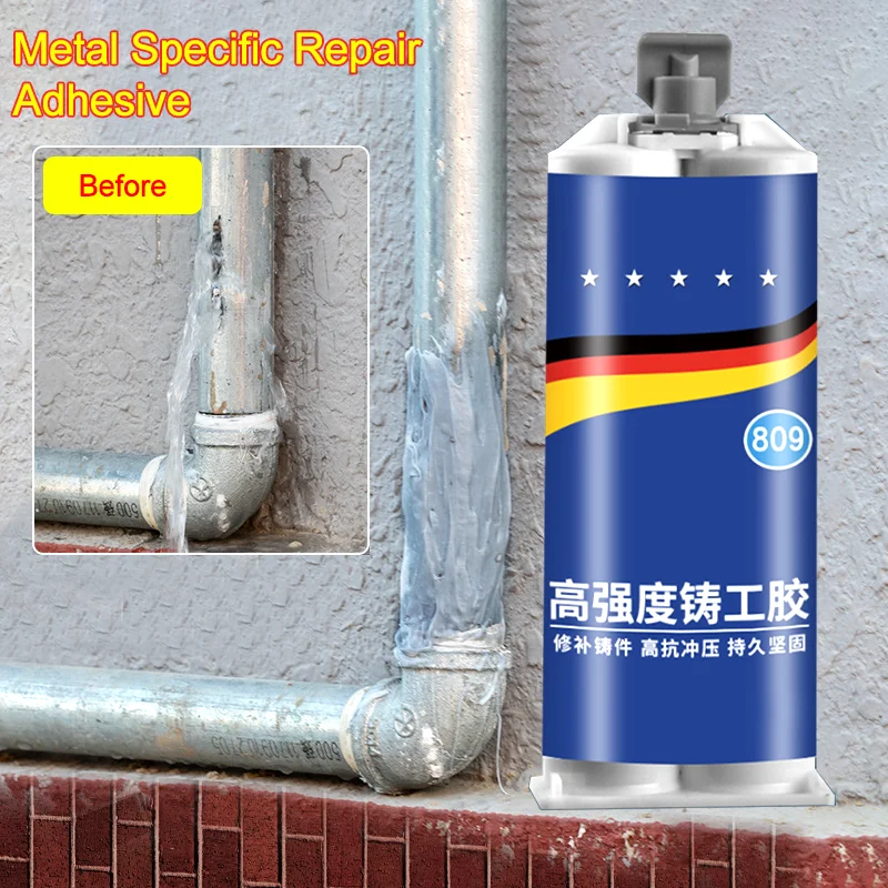 AB Casting Repair Glue 2in1 Metal Repair Paste Cold Welding Glue High Strength AB Glue Industrial Repair Agent Welding Sealant