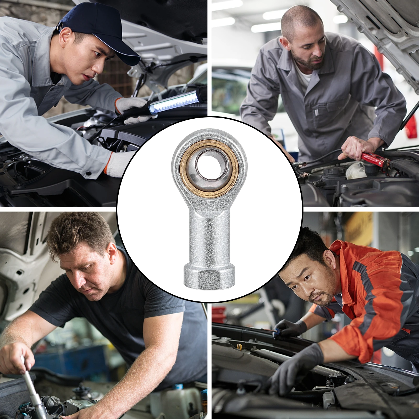 

4 Pcs Spherical Plain Bearings Fish Eye Rod Ends Thread Ball Joint Mechanical Accessories
