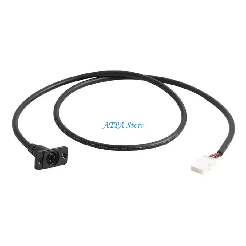 

U13C Quick Electric Scooters Charging Cable Flexible ABS Vibration Proof Charges Connector 96.2cm Length for ZT3