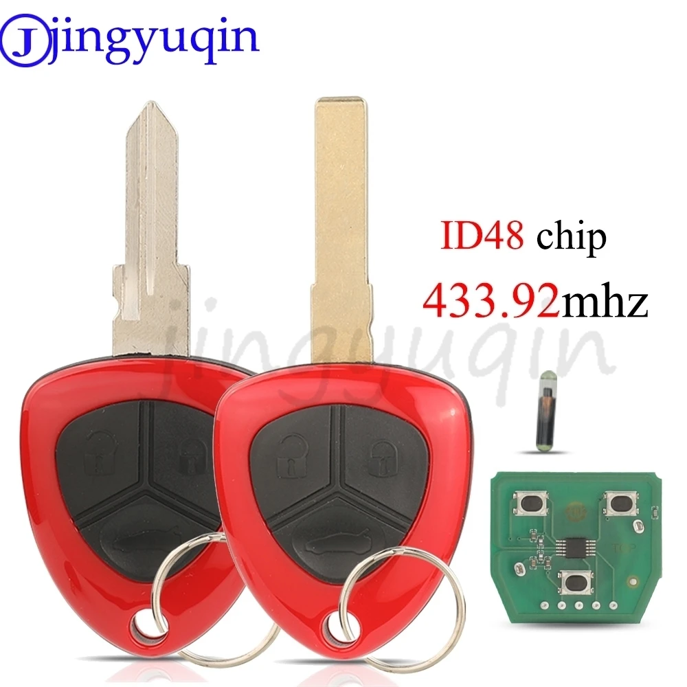 

jingyuqin 3 Buttons 433.92MHz ASK ID48 Chip 012432 TRWS46E Car Remote Key For Ferrari F430 F458 F612 F599 Auto Keys Fob Control