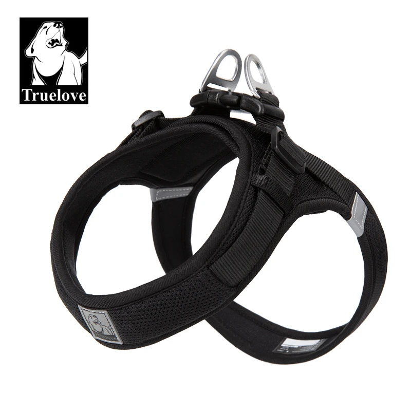 Truelovepet Adjustable Puppy Dog Harness Vest French Bulldog Chihuahua Pug Outdoor Walking Lead Leash TLH3013