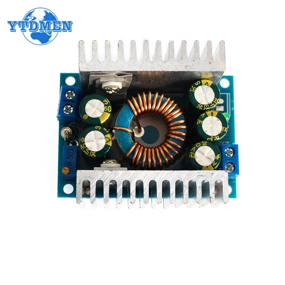 100W 4.5-30V 12A DC-DC High Power Low Ripple Adjustable Step-down Module 95% Efficient Car Power Module