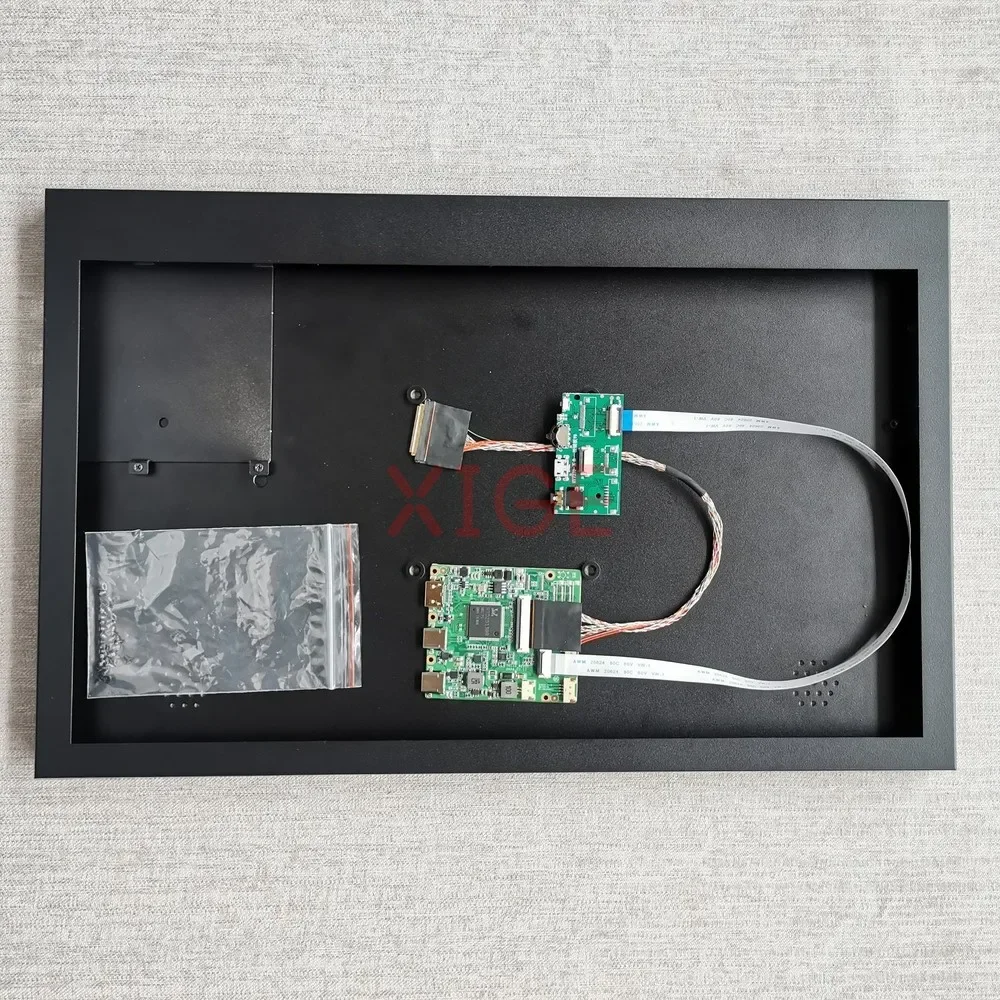 

For LTN156HT01-101/201/B01 40-Pin LVDS USBC 3.0 15.6" 1920x1080 Laptop Panel TYPEC Mini-HDMI Metal Case+Controller Board Kit DIY