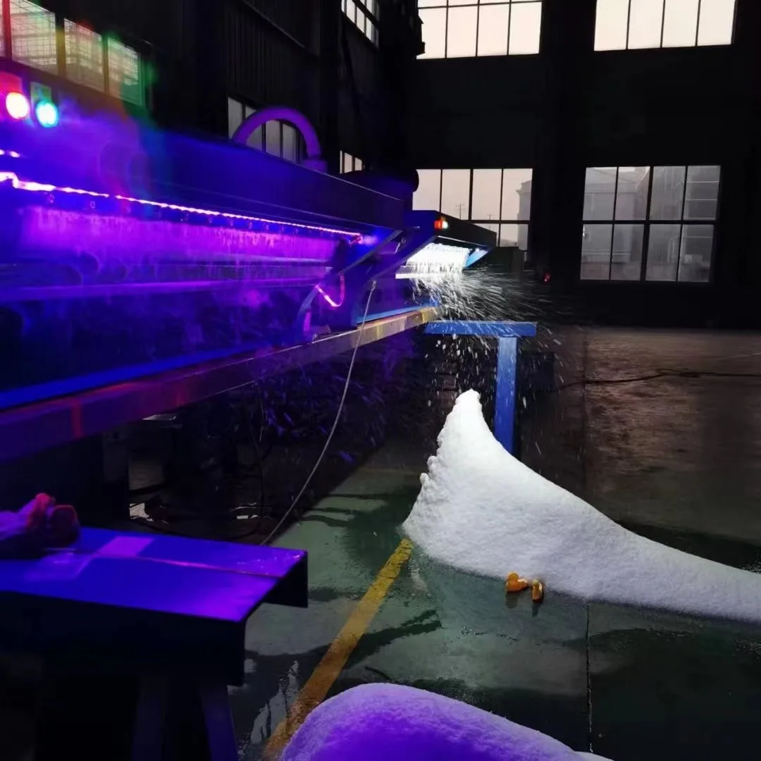 High Capacity Automatic High Temperature Snow Making Machine Outdoor Indoor Cannon