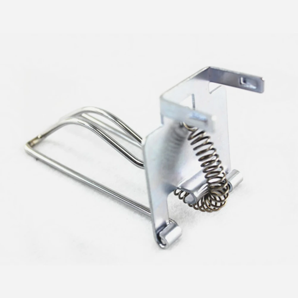 

3pcs Register Drawer Clips Heavy Duty Silver Money Tray Replacement Clip Tray Fixing Money Accessories Universal Files Storage