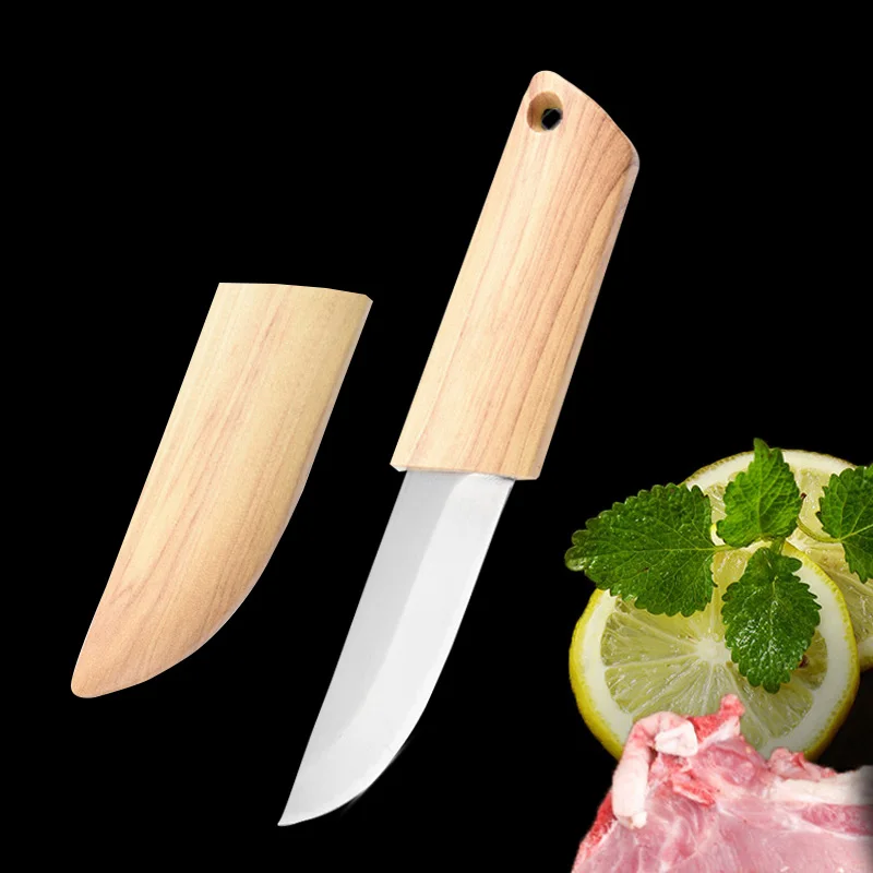 Cuchillo de utilidad para cortar pescado, fruta, carne, cuchillo con mango de plástico, cuchillos de cocina, cuchillo afilado para deshuesar, cuchillo de Chef, herramientas para barbacoa y carne