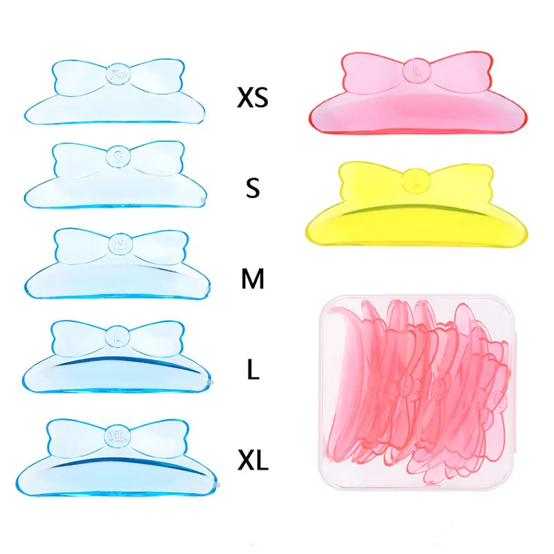 5Pairs Silikon Wimpern Lifting Kit Selbstklebende laminierung Pad Wiederverwendbare Wimpern Dauerwelle Stangen 3D Wimpern Curler Zubehör Werkzeuge