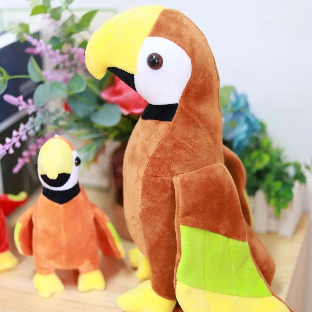 20/25cm Birthday Gifts Macaw Cotton Home Decoration Plush Pillow Stuffed Toys Plush Doll Plush Animal Toy Parrot Plush Toys