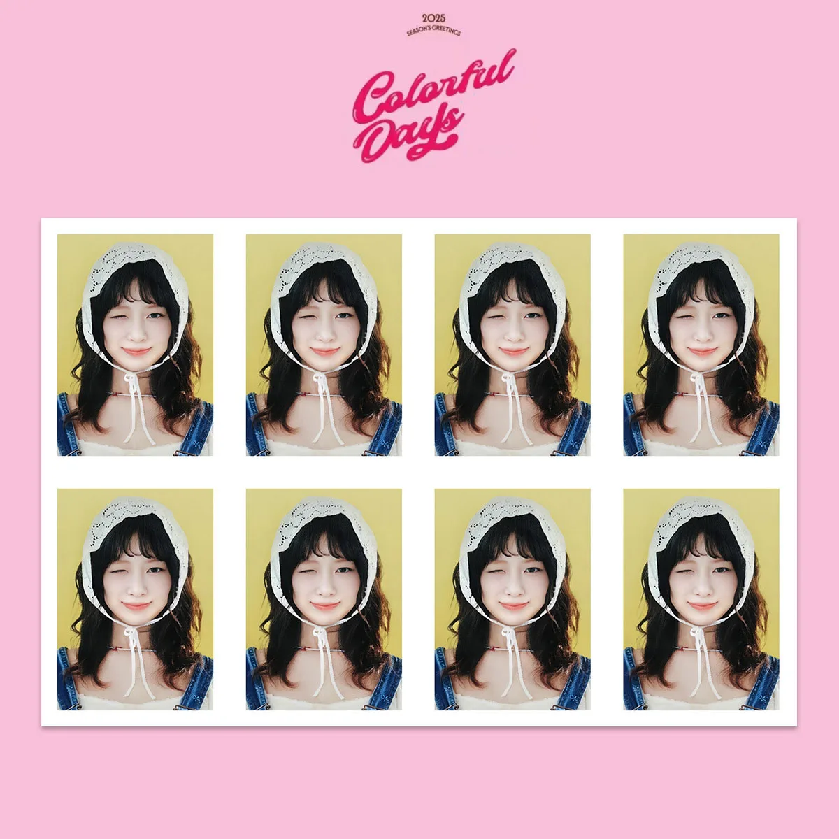 Kpop Idols WonYoung Gaeul One Inch ID Photo White Background Photograph Figure Printing HD Photo LIZ YUJIN Fans Collection Gift