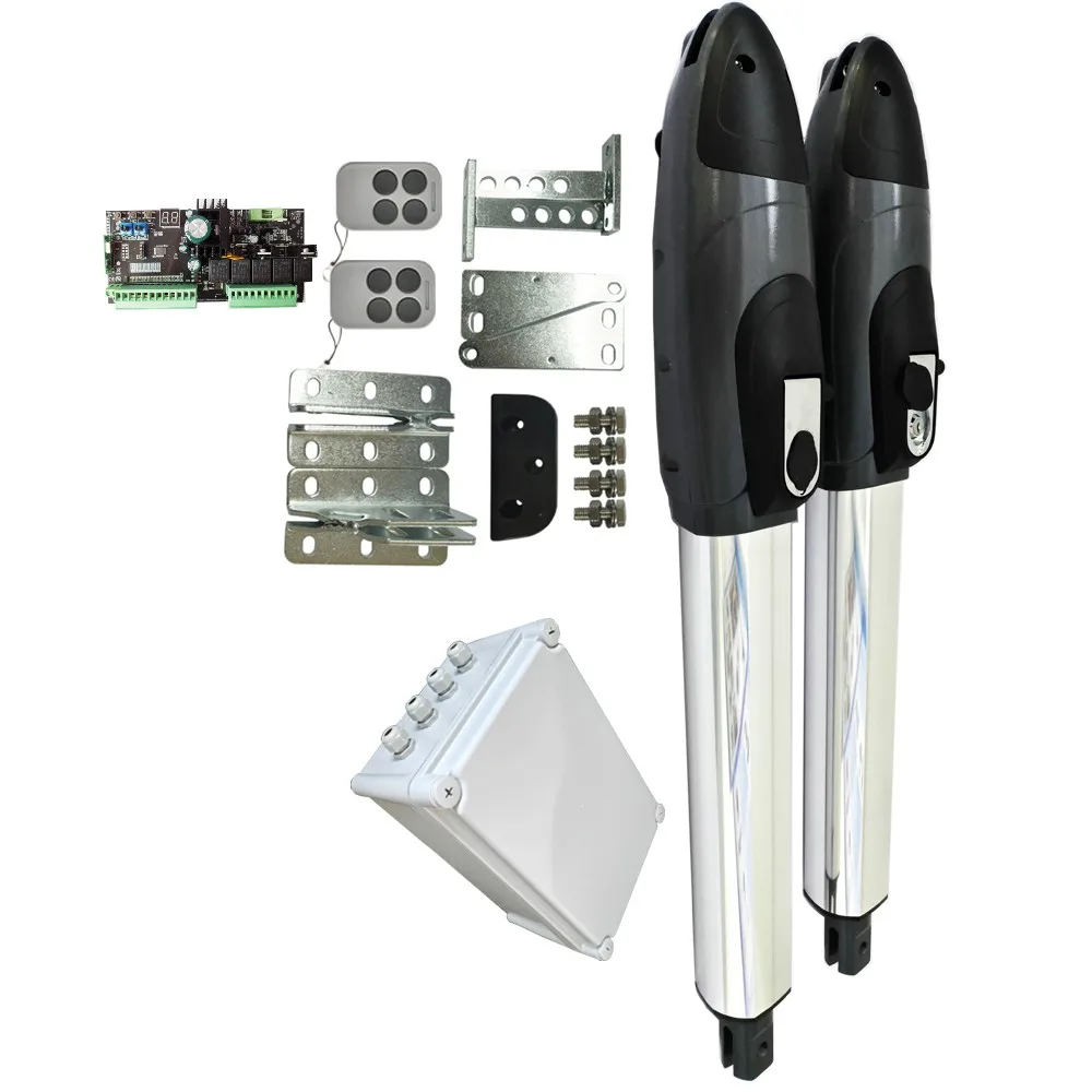 

Электрический двигатель для распашных ворот с двойными рычагами 330K, 24 В постоянного тока, автоматический механизм открывания распашных ворот с основной платой ID200 от Chisung