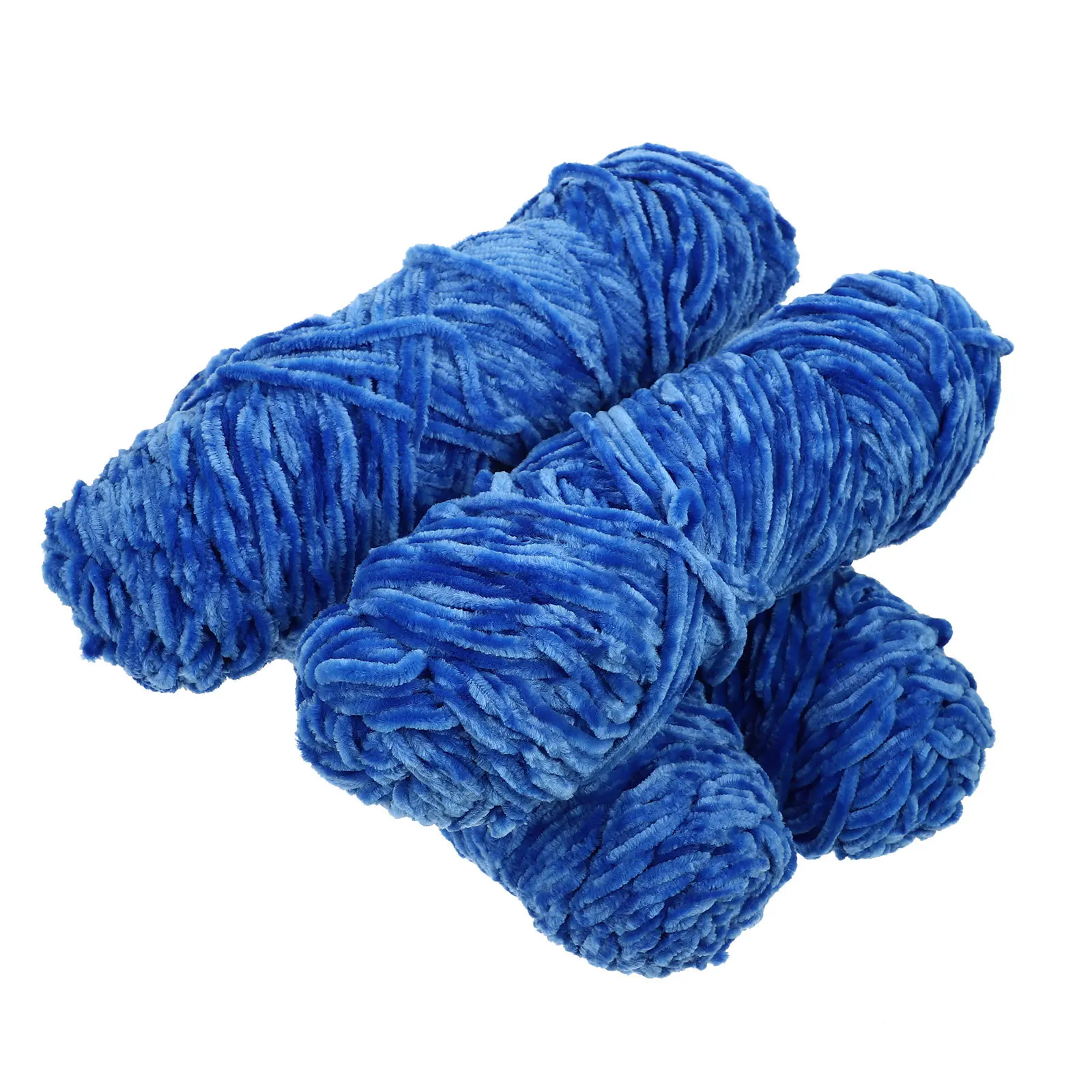 

4Pcs Chenille Hand Knitting Wool DIY Yarn for Warm Scarves Hats Crochet Thread Material Thread Material DIY Wool