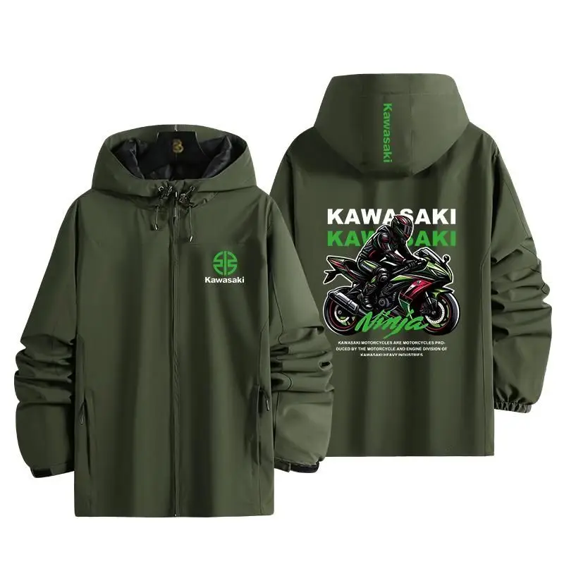 سترة شحن لركوب الدراجات النارية كاواساكي كاواساكي مينجا نينجا لمحبي سيارات الربيع والخريف والشتاء