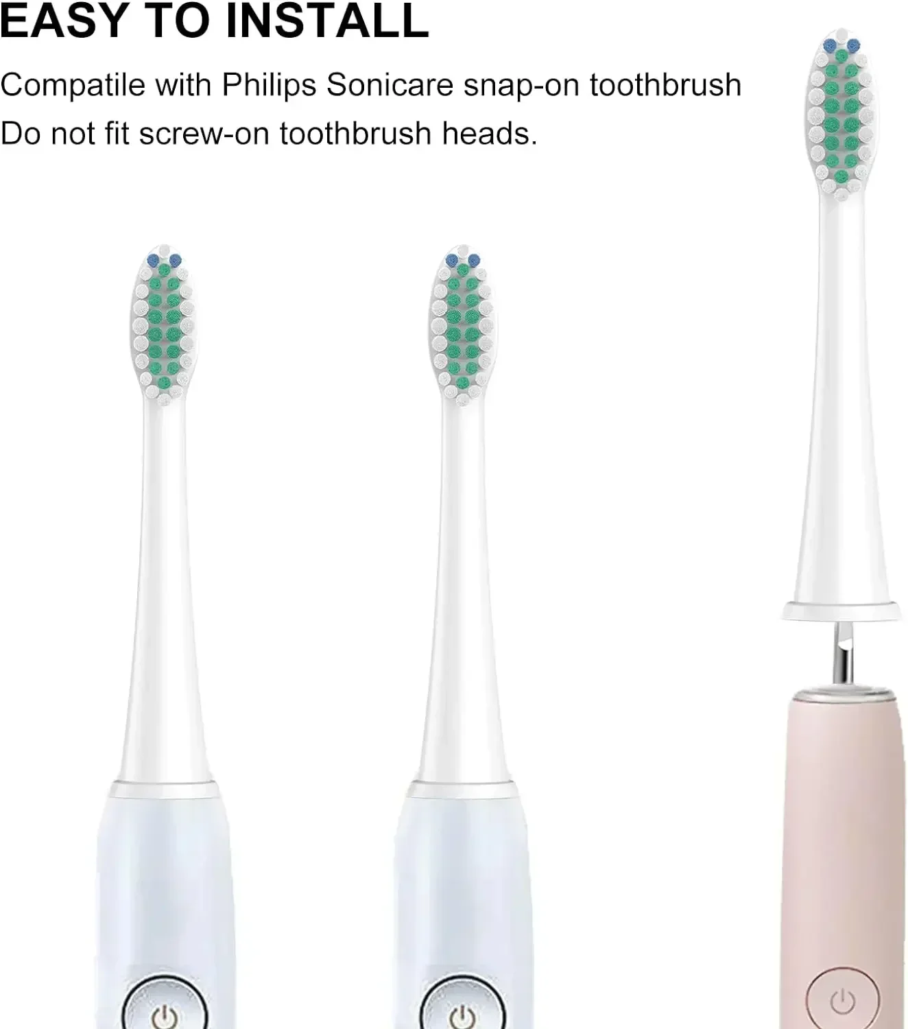 치아 미백 교체 칫솔 헤드, Phi lips Sonc Care 시리즈 칫솔 헤드, 4 개, 8 개, 12 개, 16 개, 20 개