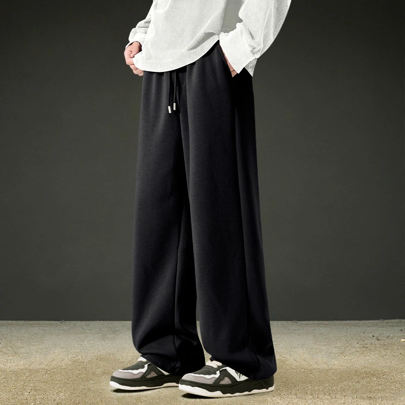 

Straight Leg Pants Men's Autumn New Style American Loose Sweatpants Men's Wide Leg Sports Casual Pants