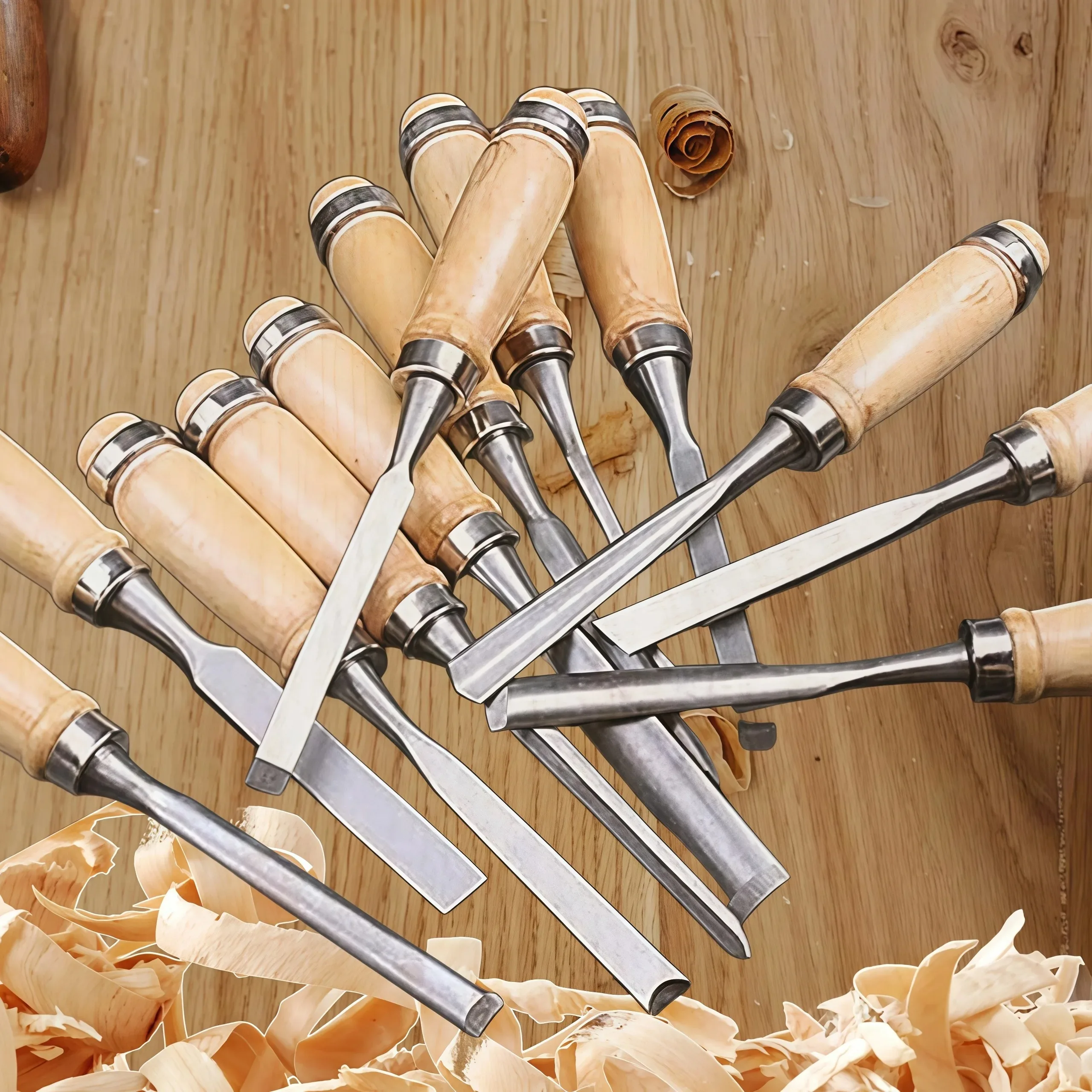 Juego de 12 piezas de cinceles - Wood Chisel Set reseña y precio