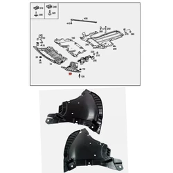 Front bumper bracket A213520250064 A2135202500 A213520260064 A2135202600 For Mercedes Benz E-Class W213 2017-2023