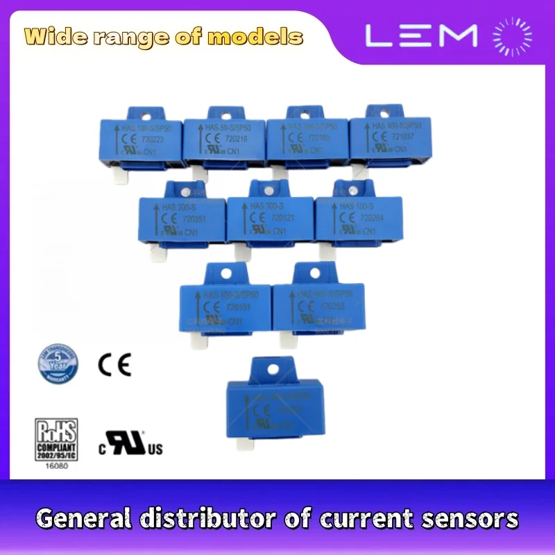 LEM HAS50-S HAS100-S HAS200-S HAS300-S HAS400-S HAS500-S HAS600-S HAS100/SP50 Hall Current Sensor