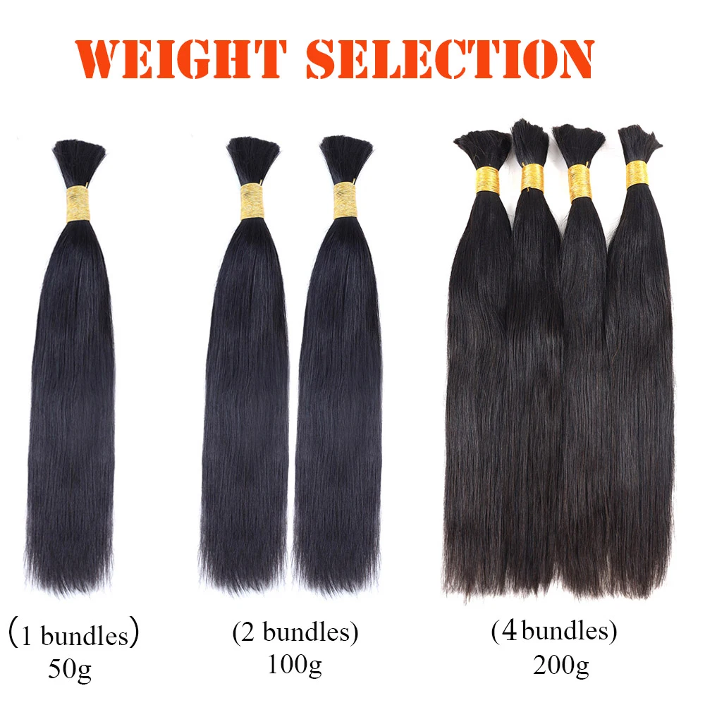 Original Bulk Human Hair For Braiding Mega No Weft Human Braiding Hair Natural Vietnamese Bulk Hair Extensions