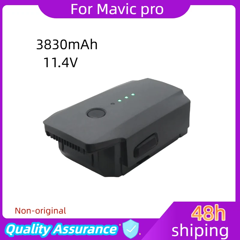 

Аккумулятор Mavic Pro высокой емкости 3830 мАч 11.4В для Mavic Pro. Время полета около 30 минут. Совершенно новый, 0 циклов зарядки. Аксессуары для дронов.