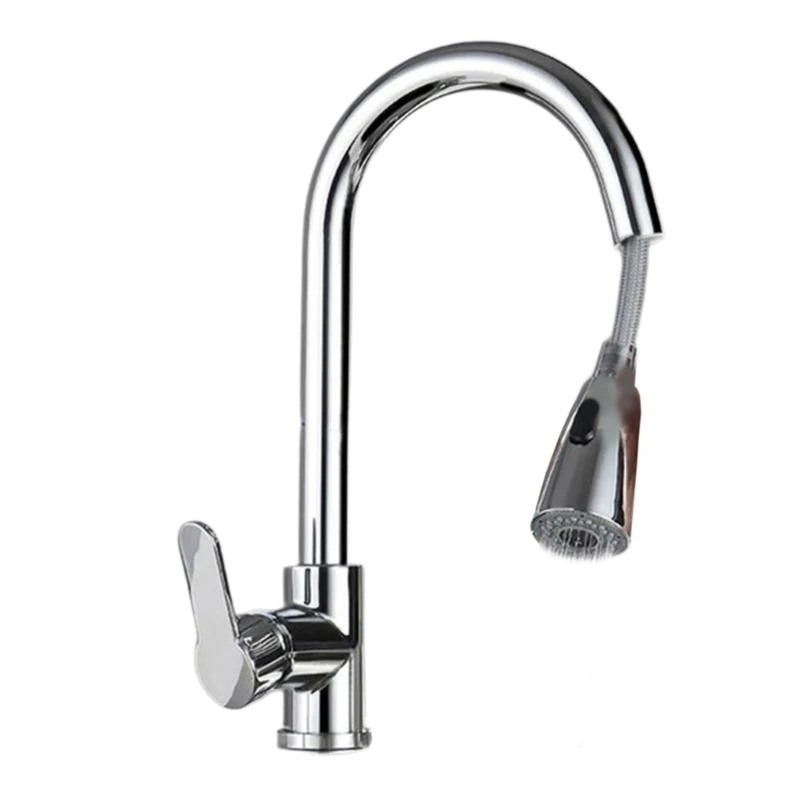 57BE Stylish Kitchen Tap with Pull Out Feature Water Saving Faucet for Convenience