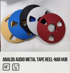 1/4 10.5 Inch Open Reel Audio Tape Empty Nab Hub Reel-To-Reel Recorders With Disk New Aluminum Accessories