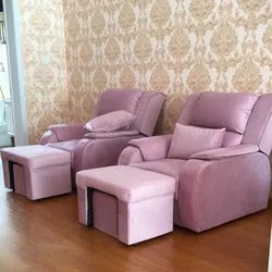 Reposapiés para pedicura, silla de salón de manicura, estación de masaje, Spa, sillón profesional