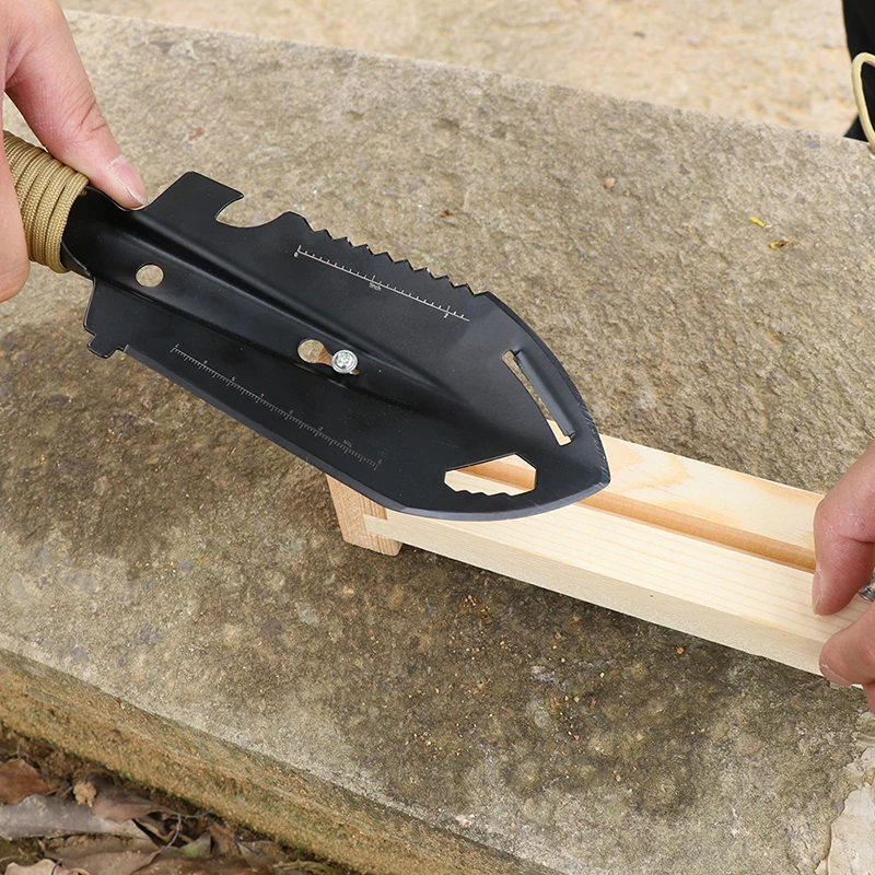 Imagem -06 - Aço Jardinagem pá com Chave pá do Exército Multifunções ao ar Livre pá Sobrevivência Militar Camping Garden Digging Tools