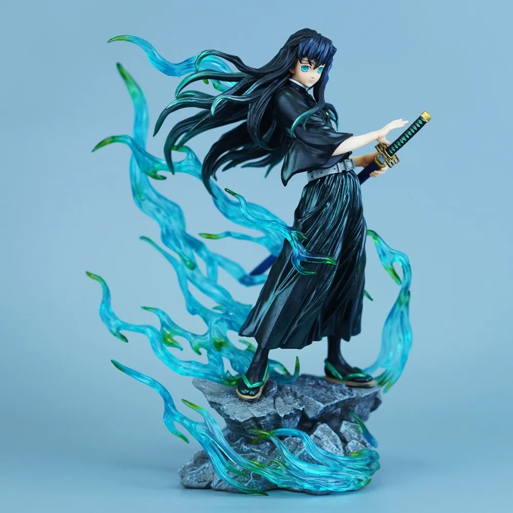 مجسم أنمي ديمون سلاير - مويتشيرو توكيتو هاشيرا الضباب 25 سم | Demon Slayer Tokito Muichiro Mist Hashira PVC Statue 25cm