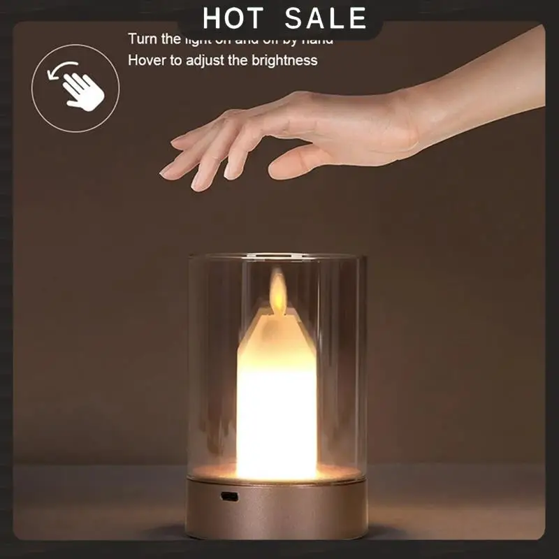 24-Hour Delivery Manual Scanning Intelligent Candlelight Atmosphere Motion Sensor LED Night Light USB Charging Automatic Switch
