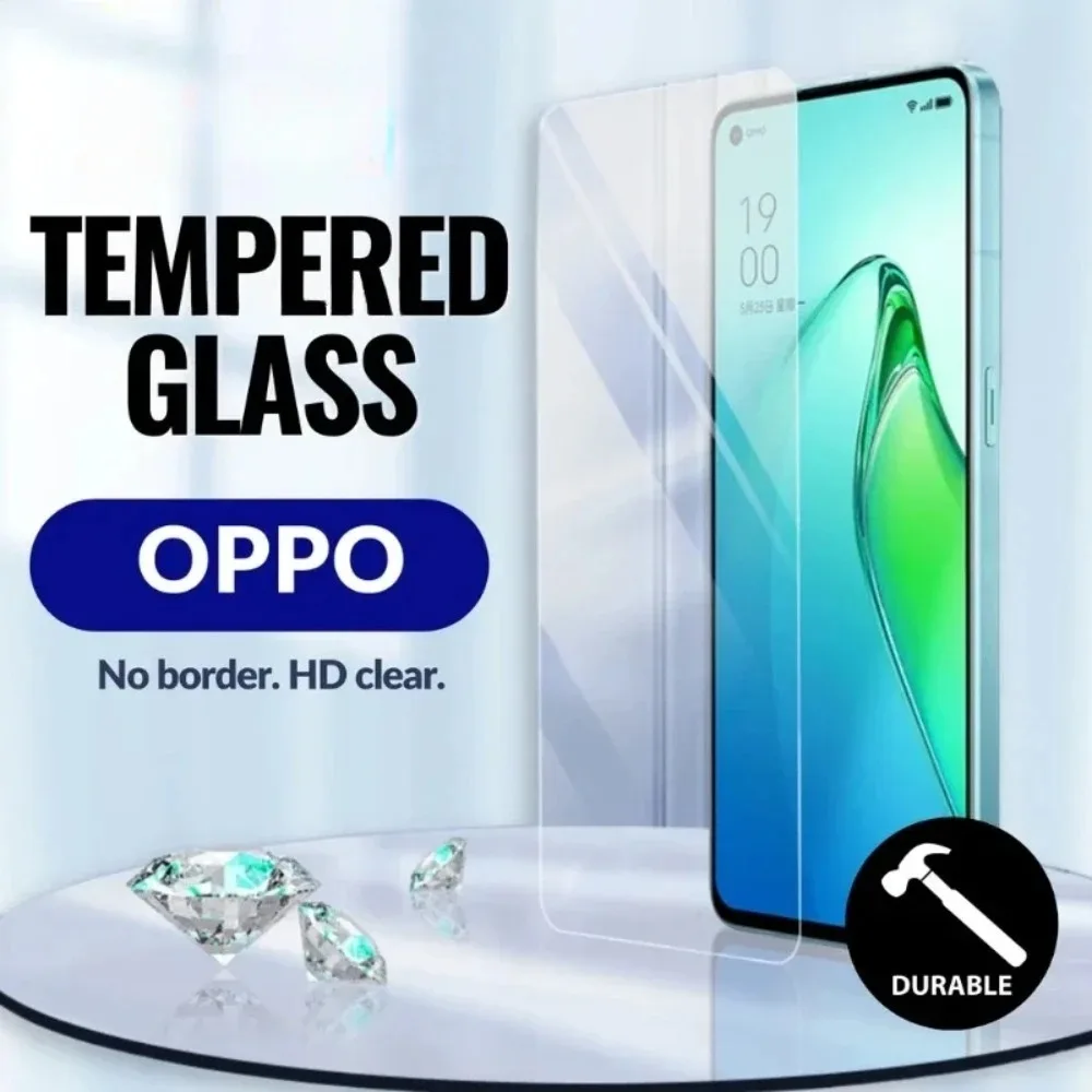 Tempered Glass For OPPO A3s A54 A5 A9 A17K A57 A77 A96 A53 A93 A12 A3S A5S A31 A37 A53 A15 A16 F9 F11 F11 Pro Screen Protector