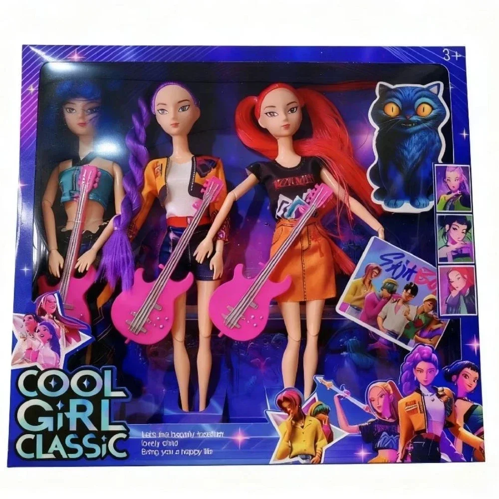 2025 الساخن K-POP الصيادين عمل الشكل لعبة شيطان القاتل-رومي/ميرا/زوي شخصية دمية من الفينيل هدايا عيد الميلاد #1