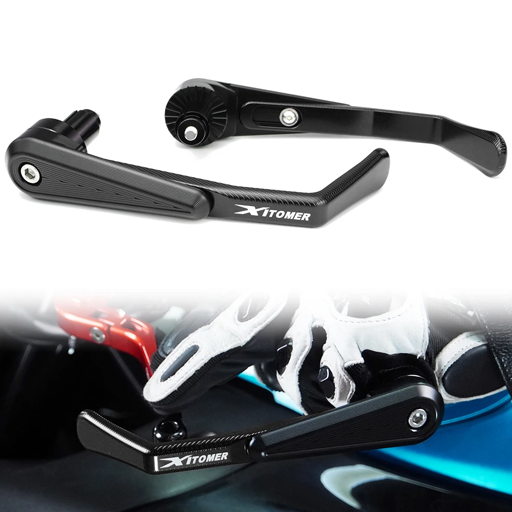 Motorcycle Lever Guard For KAWASAKI Ninja 125 Z125 ZR550 ZXR400 Honda CB125R CB750 VFR750F Z125 Brake Lever Protector Adjustable