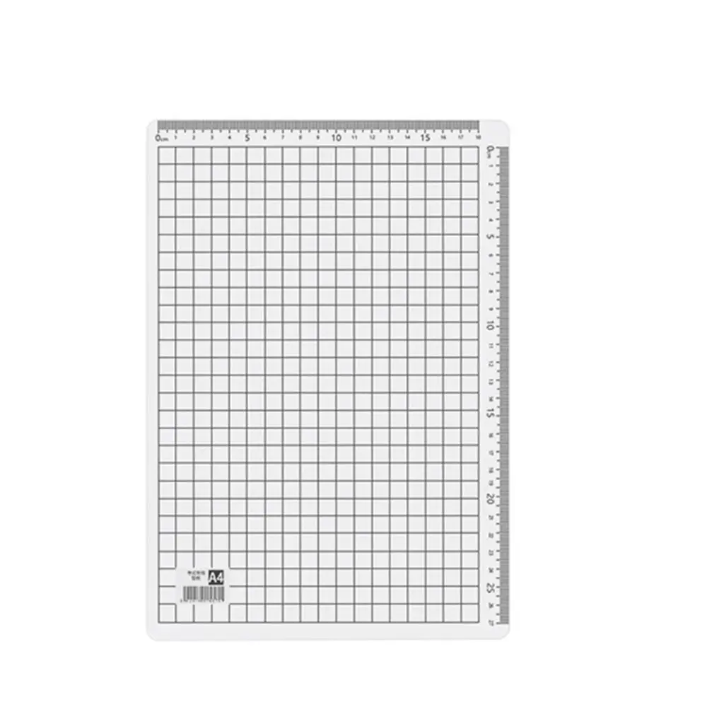 Anti Slip Pad Grid Sewing Cutting Mats Grid Scale Waterproof Transparent Ruler Board PVC A4 Writing Drawing Desk Pad Designer