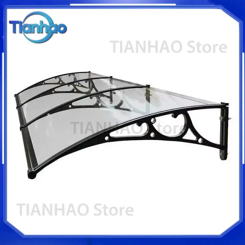 Transparent Household Awning for Alloy Eaves Silent Multifunctional Modern Aluminum Outdoor Terrace Awning