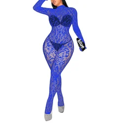 Cool Leopard Jumpsuit Female Lingerie Women Sleepwear Erotic Fishnet Bodysuits Lady Nightwear Wife Lover Gifts Exotic Apparel