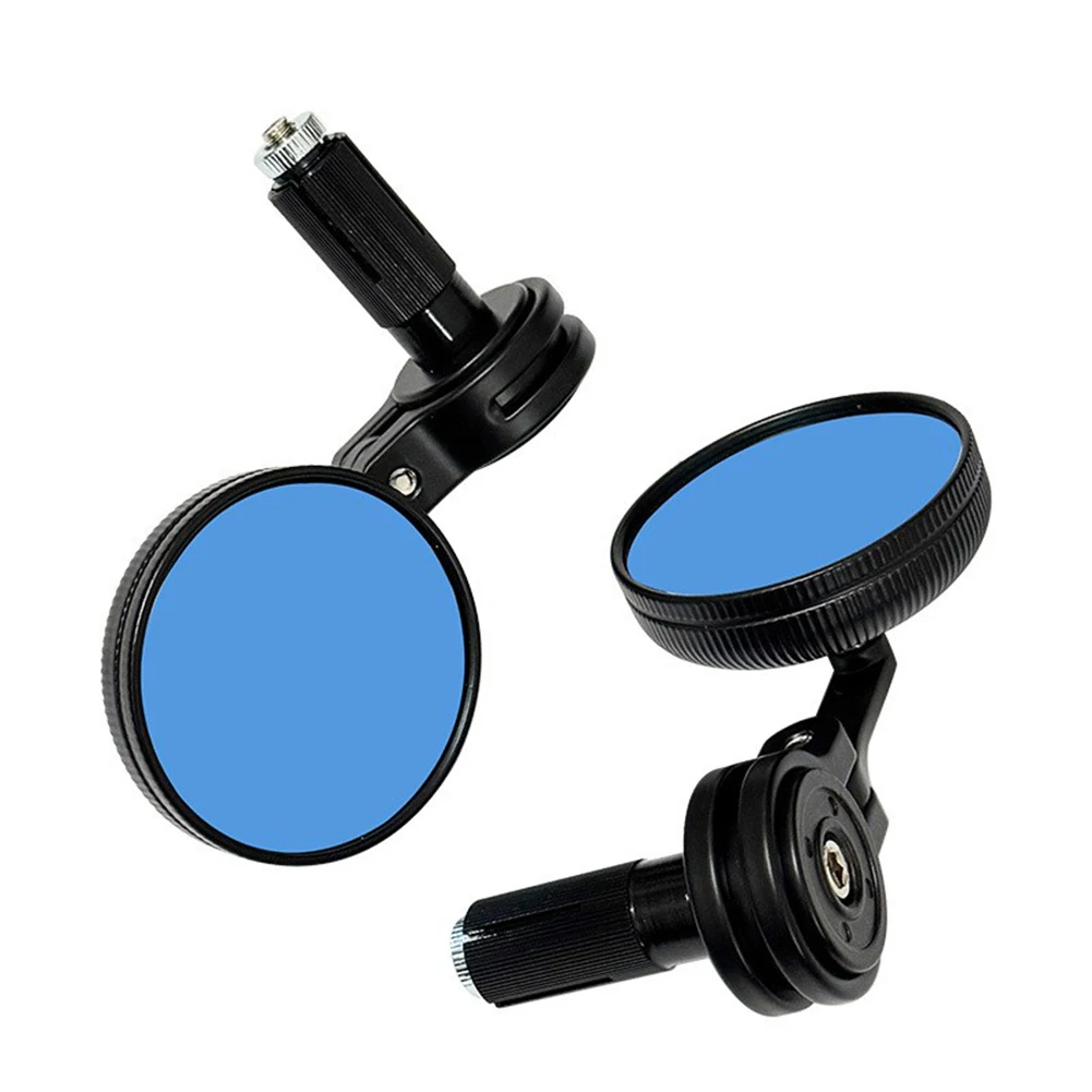 

2 Pack Aluminum Alloy​​ Motorcycle Bar End Mirror Universal Motorcycle Mirrors for Mountain Bike Road Bike Electric Bike