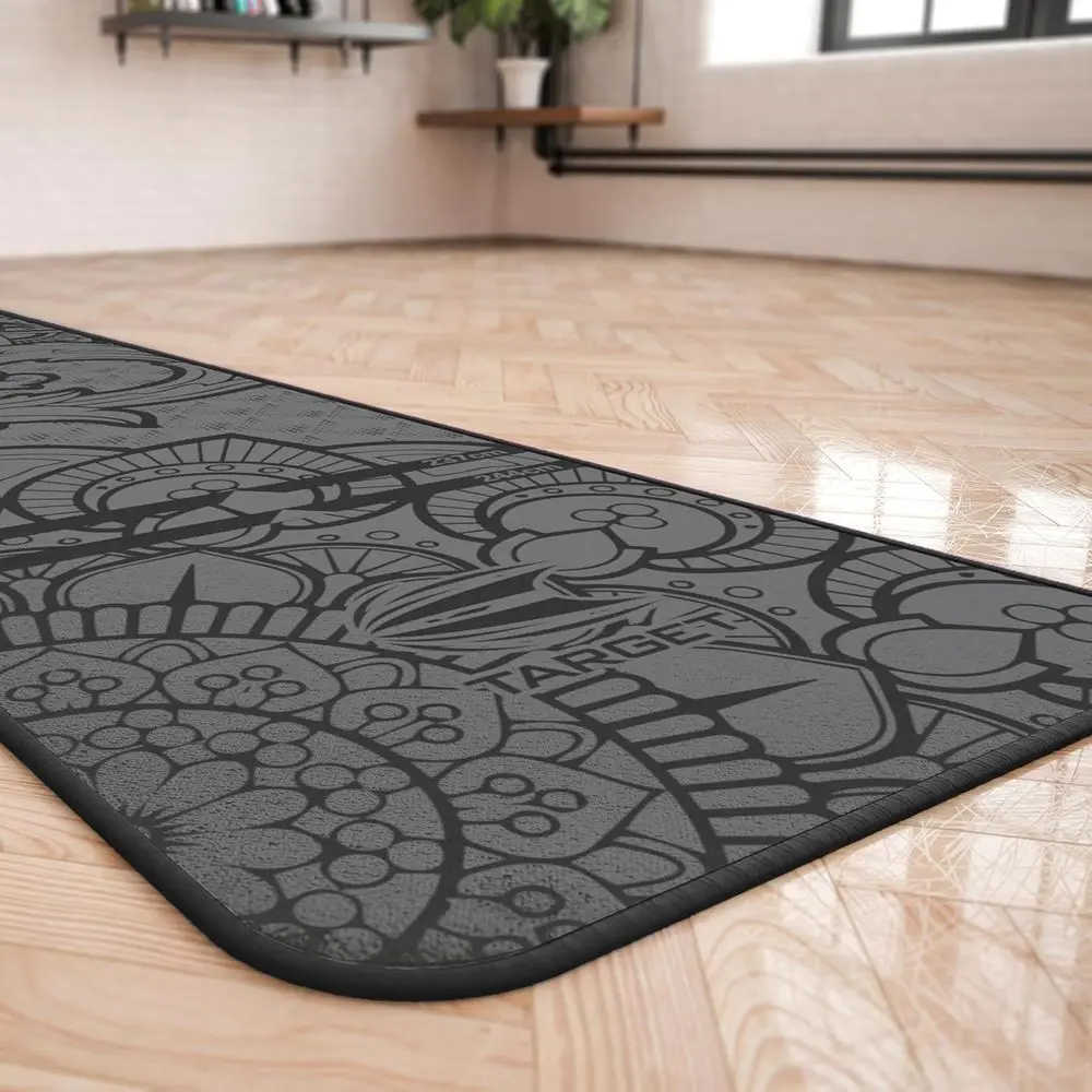 Champion's Choice Dart Mat - Soft & Steel Tip Lines | Anti-Slip Floor Protection | Dartboard Accessories