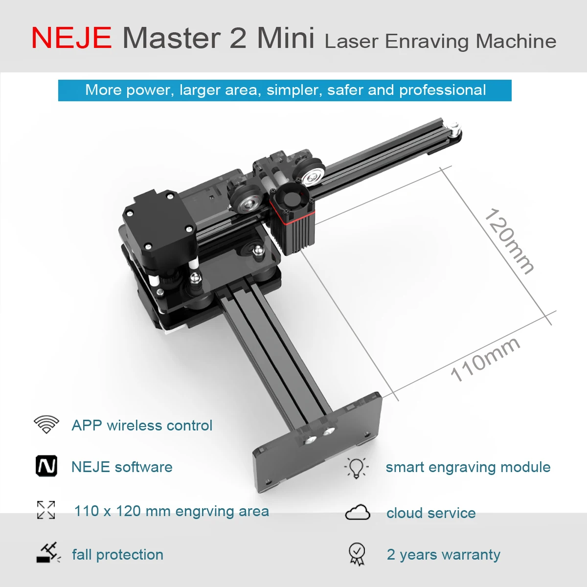 High Speed 360 Degree Photo Engraving 10w Module  Cutting Machine