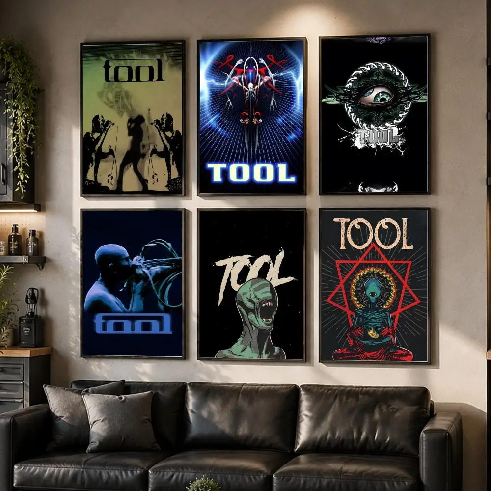 Rock Band T-tool Poster HD Waterproof Self-Adhesive Wall Art – Multi-Scene Use Top Gift Pick