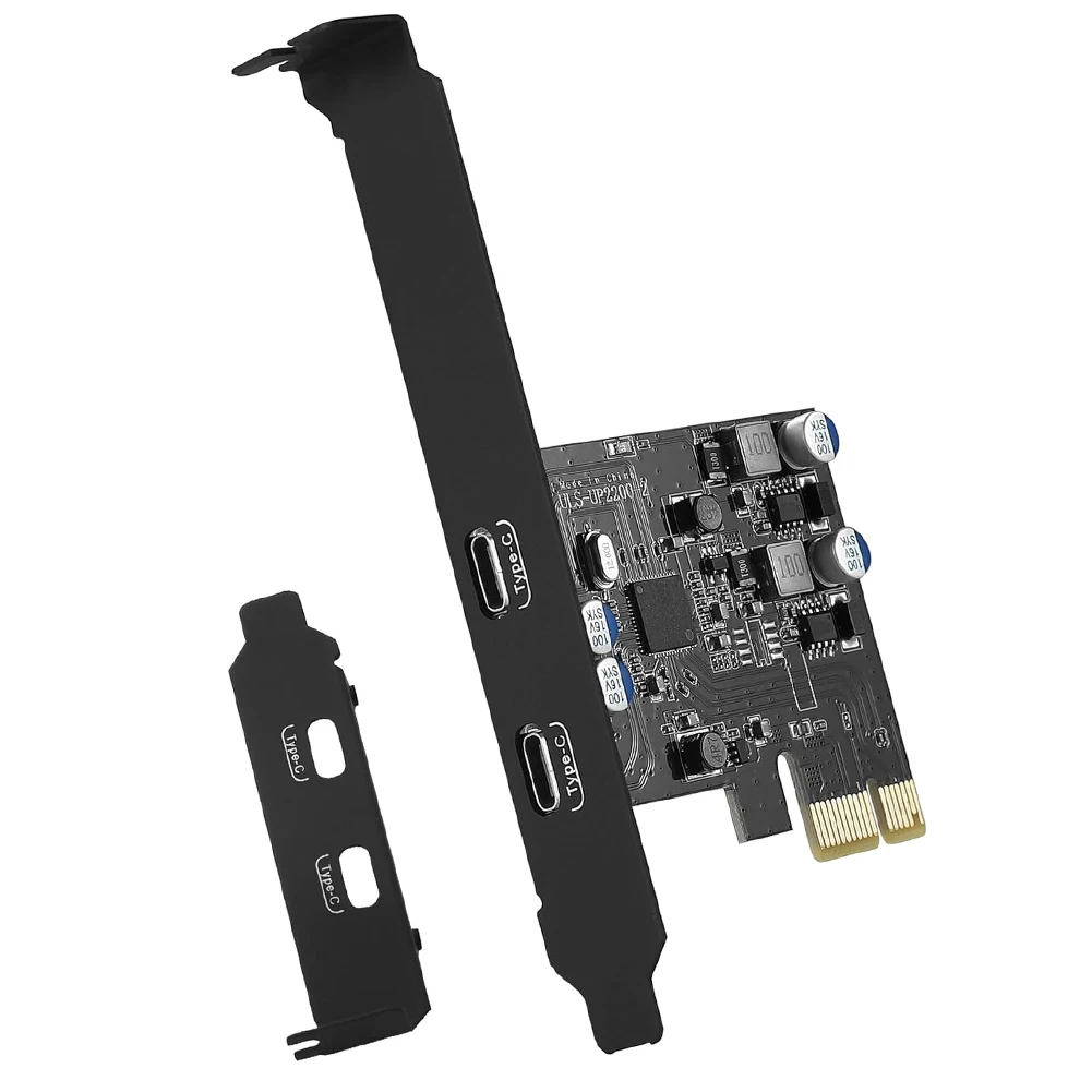 Плата расширения PCI Express X1 на 2 порта USB 3,2 GEN1 5 Гбит/с