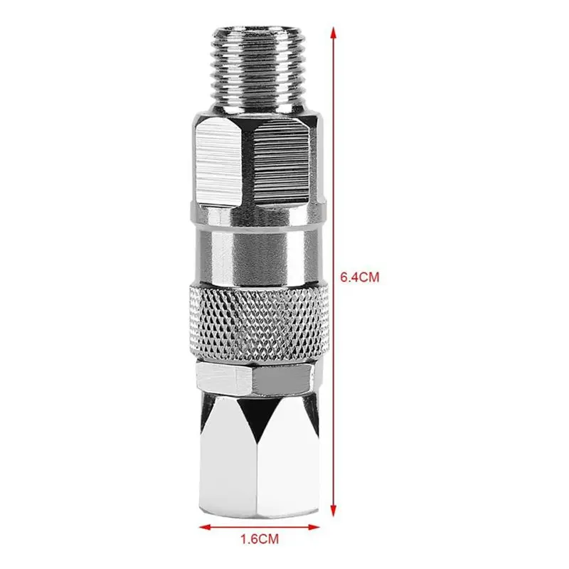AFOURT-1/4-Zoll Edelstahl-Pistolen-Airless-Farbsprühschlauch Airless-Hochdrucksprühschlauch mit Drehgelenk – Detail 6