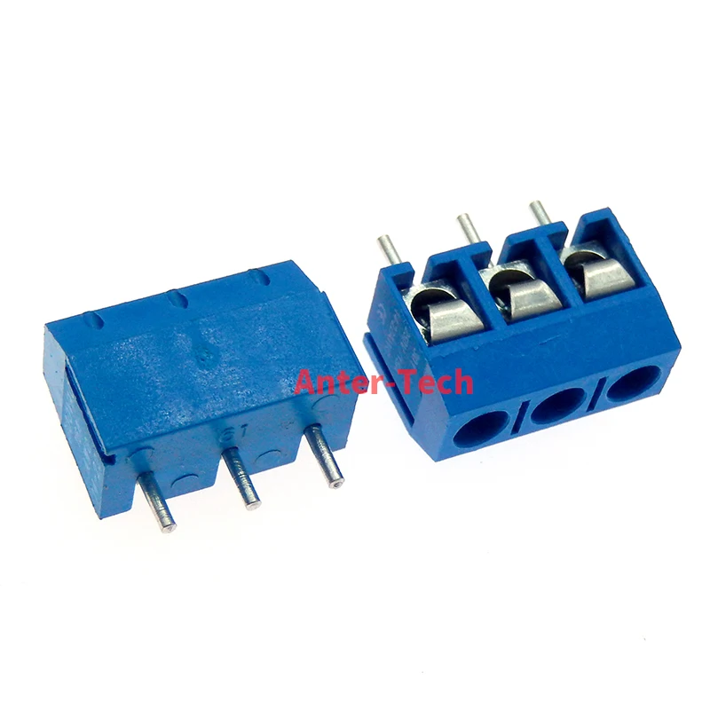 KF301 2P 3P 4P 5mm Screw Wire Terminal Block KF301-2P KF301-3/4P Pitch 5.0mm Straight Pin Spliceable Plug-in PCB Cable Connector