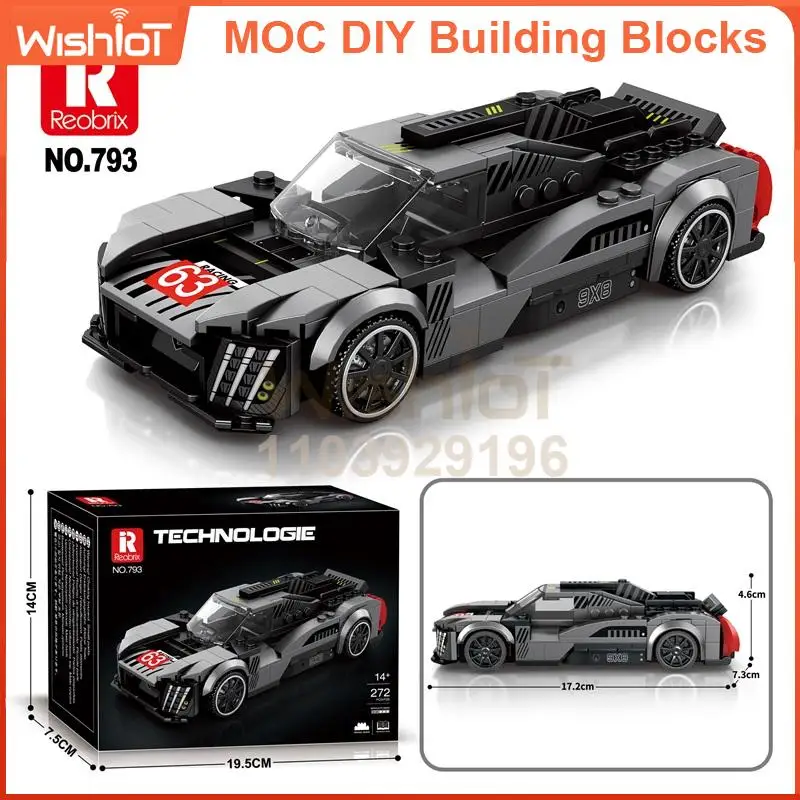 

388 шт. PUR-OSANGUE 793 автомобильные строительные блоки MOC кирпичи высокотехнологичные идеи комплект игрушек коллекция DIY подарок для детей и взрослых