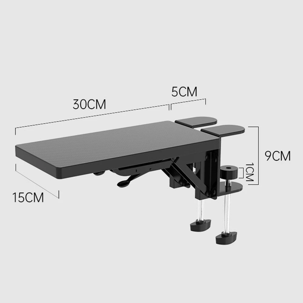 Computer Arm Support Desk Armrest Sturdy Mouse Arm Support Computer Desktop Extender for Home and Office