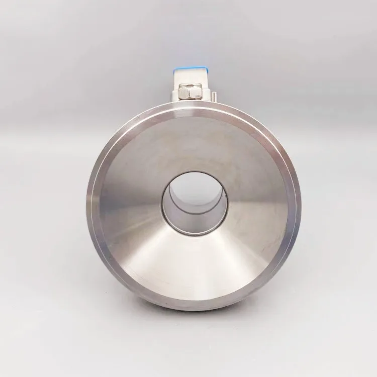 304Stainless Steel 1 Inch Tank Bottom Three-piece Non-retention Ball Valve Manual Pressure Control Valve