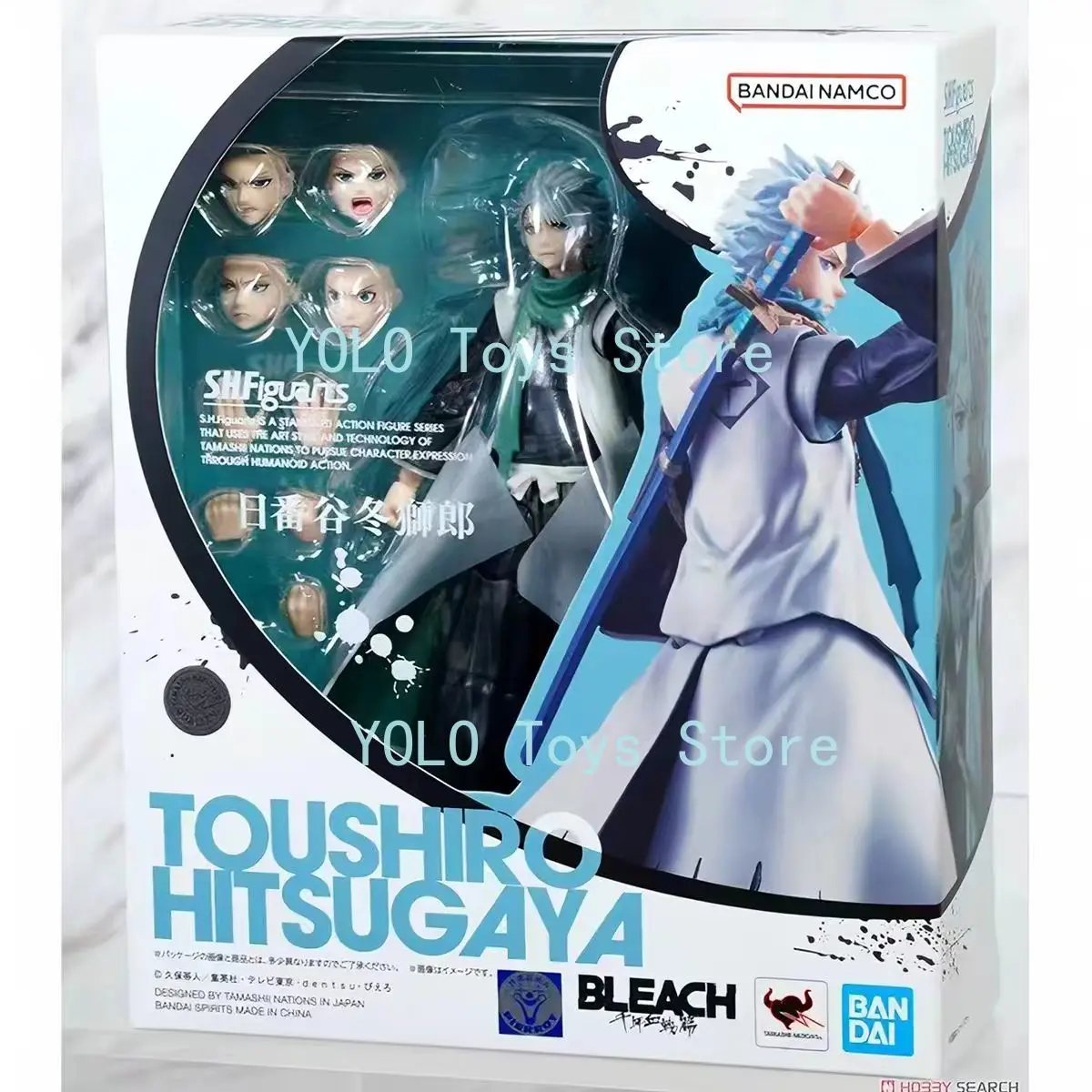 

In stock Bandai SHF Bleach: Thousand-Year Blood War Toshiro Hitsugaya Action Figure