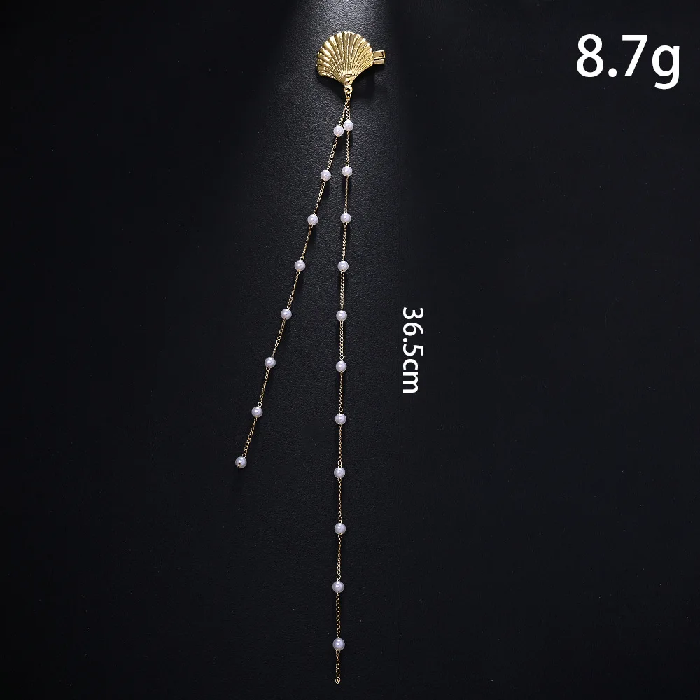 بوهو الذهب قذيفة رئيس سلسلة رائعة الزفاف الجبين مجوهرات الزفاف الشعر سلسلة حك اكسسوارات للنساء هدايا 2025 #2