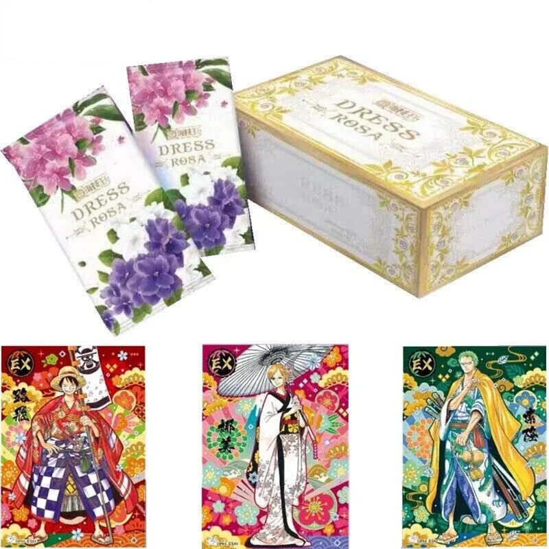 New Sealed DRESS ROSA Trading Card Premium Booster Box Anime TCG CCG Collection cards Gift Child toy