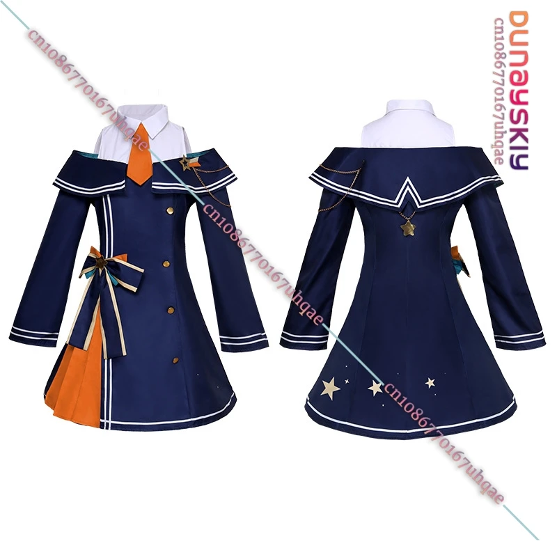 ANIME Project Sekai Colorato Costumi Cosplay di Scena Uniforme Scolastica Parrucche Set S-3XL Tenma Saki Anime Costume di Carnevale Delle Signore