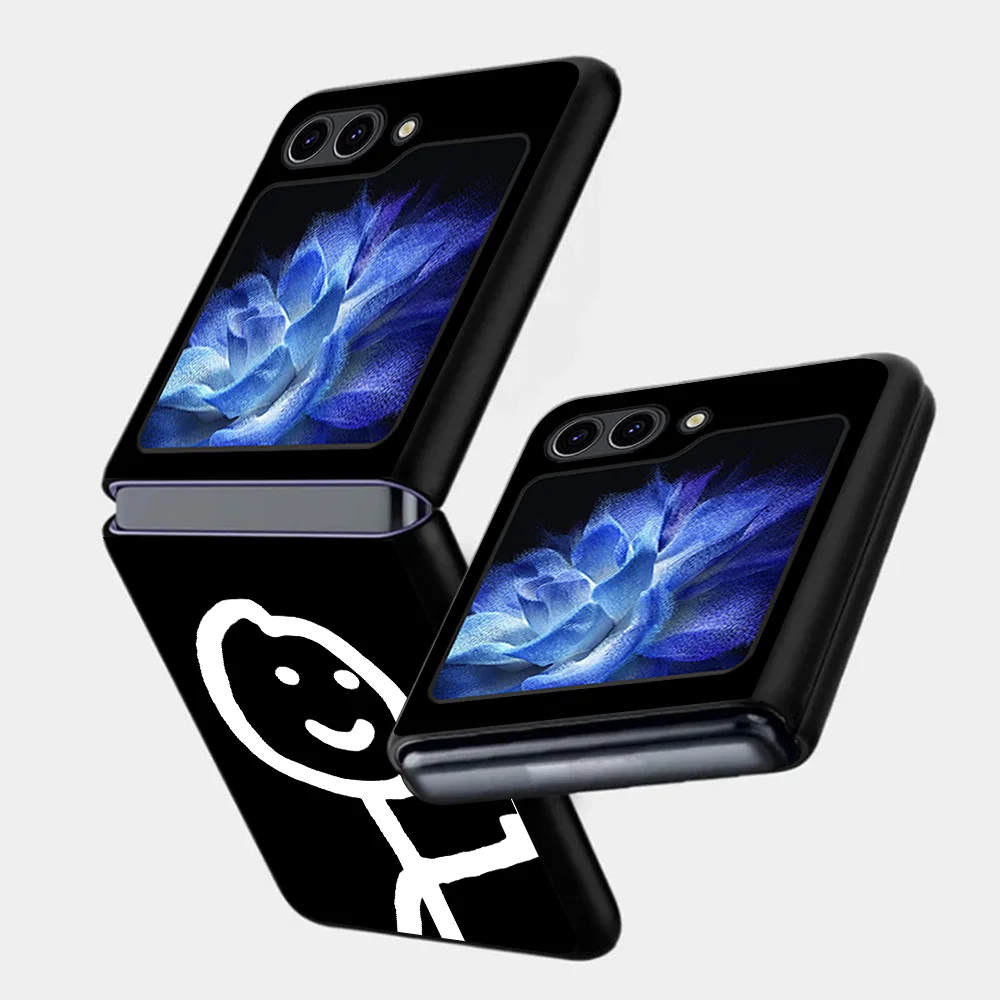 Cartoon Matchman Funny Phone Case for Samsung Galaxy Z Flip 8 ZFlip4 Z Flip 7 ZFlip3 ZFlip 6 ZFlip7 FE ZFlip5 Cover Funda